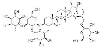 95% Protodioscin Auszug C51H84O22 anti- Aherogenic bewirkt Gesundheits-Produkt-Feld